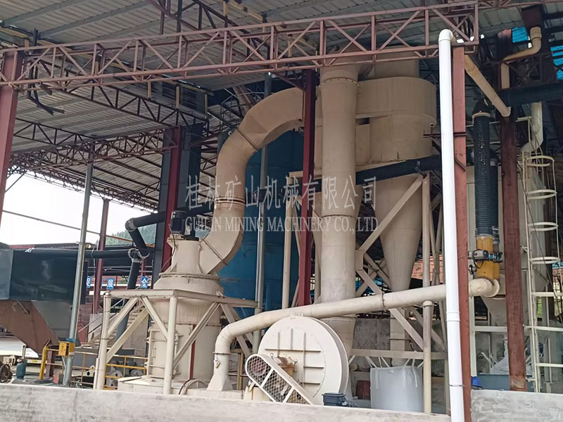 滑石用雷蒙磨加工的工作流程