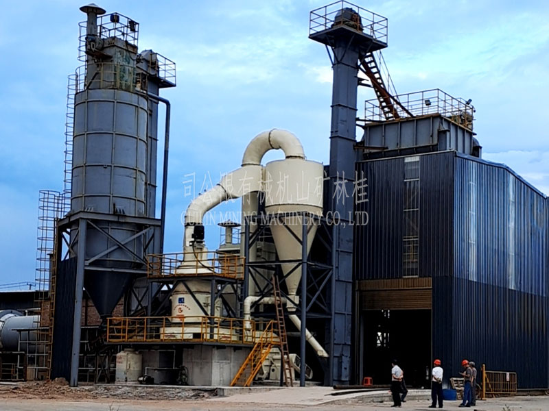 雷蒙磨加工重晶石工作流程解析